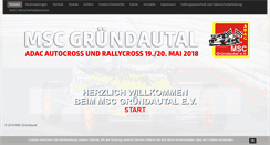 Desktop Screenshot of msc-gruendautal.de